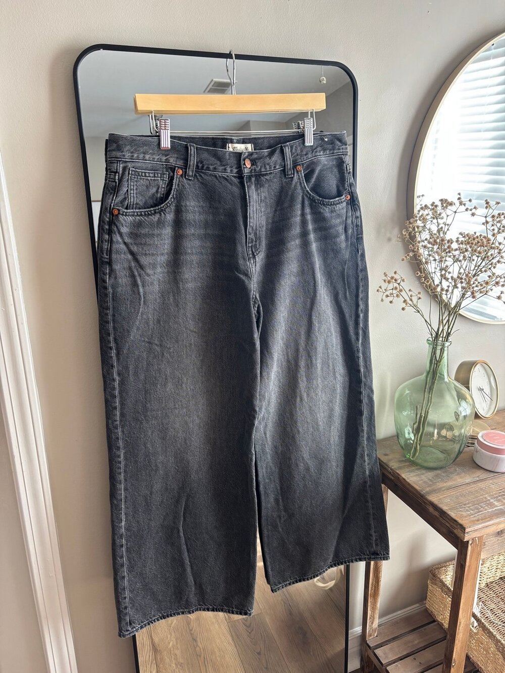 Madewell super wide leg jeans